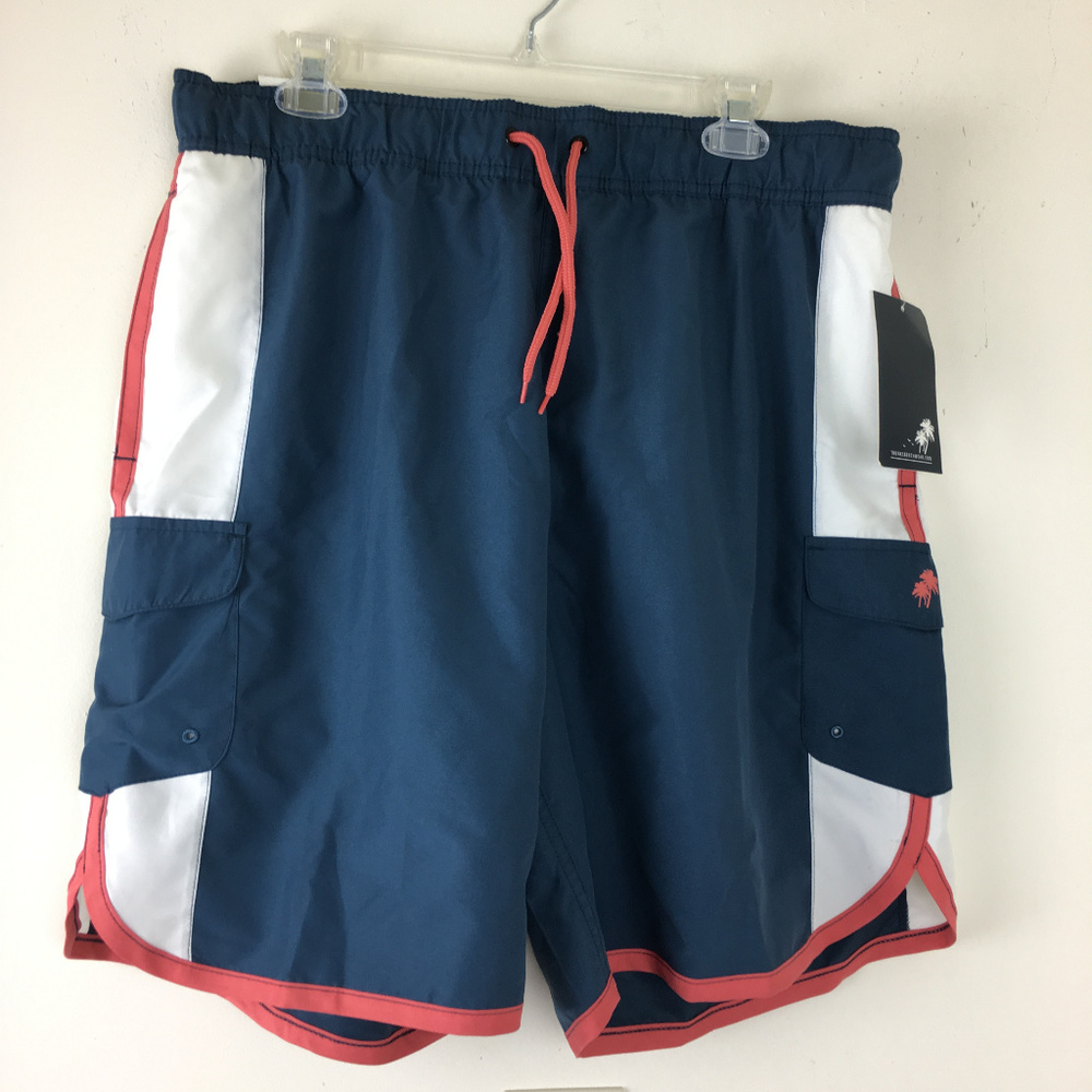 NWT Trunks Surf & Swim Co. Mens Swim Trunks L